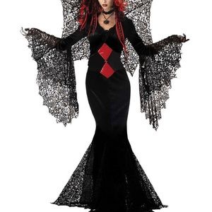 Spirit Black Widow Witch Vampire Seductres Costume